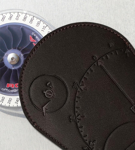 Rogers Data Navigation Compass Leather Cover