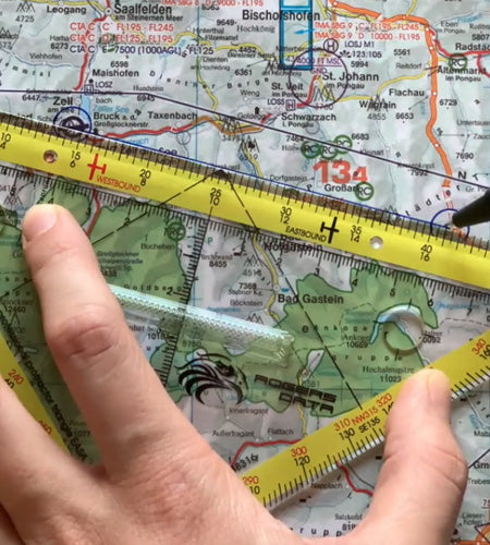 Rogers Data Protractor Triangle