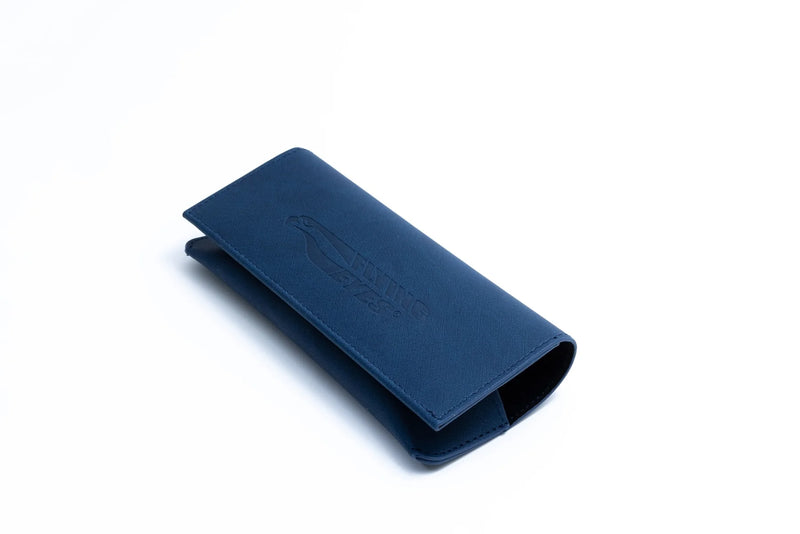 Flying Eyes Soft Sided Magnetic Clasp Case for Eyeglasses with Clip-On Pocket