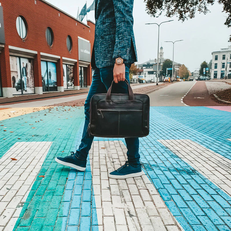 The Chesterfield Brand Leren Laptoptas Ryan