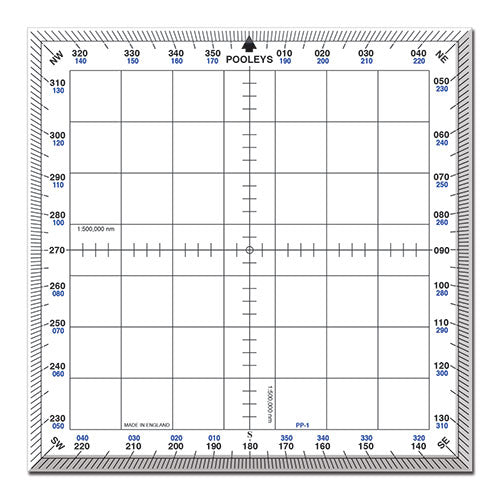 Pooleys PP-1 Square Protractor