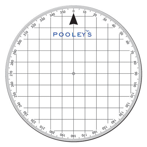 Pooley's PP-3 Round Protractor