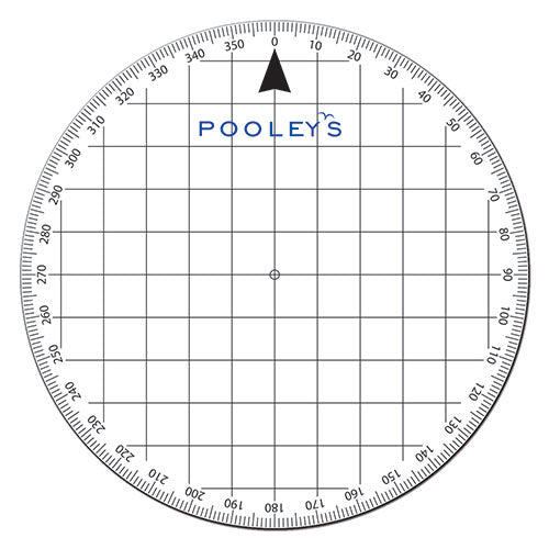 Pooleys PP-3 Round Protractor