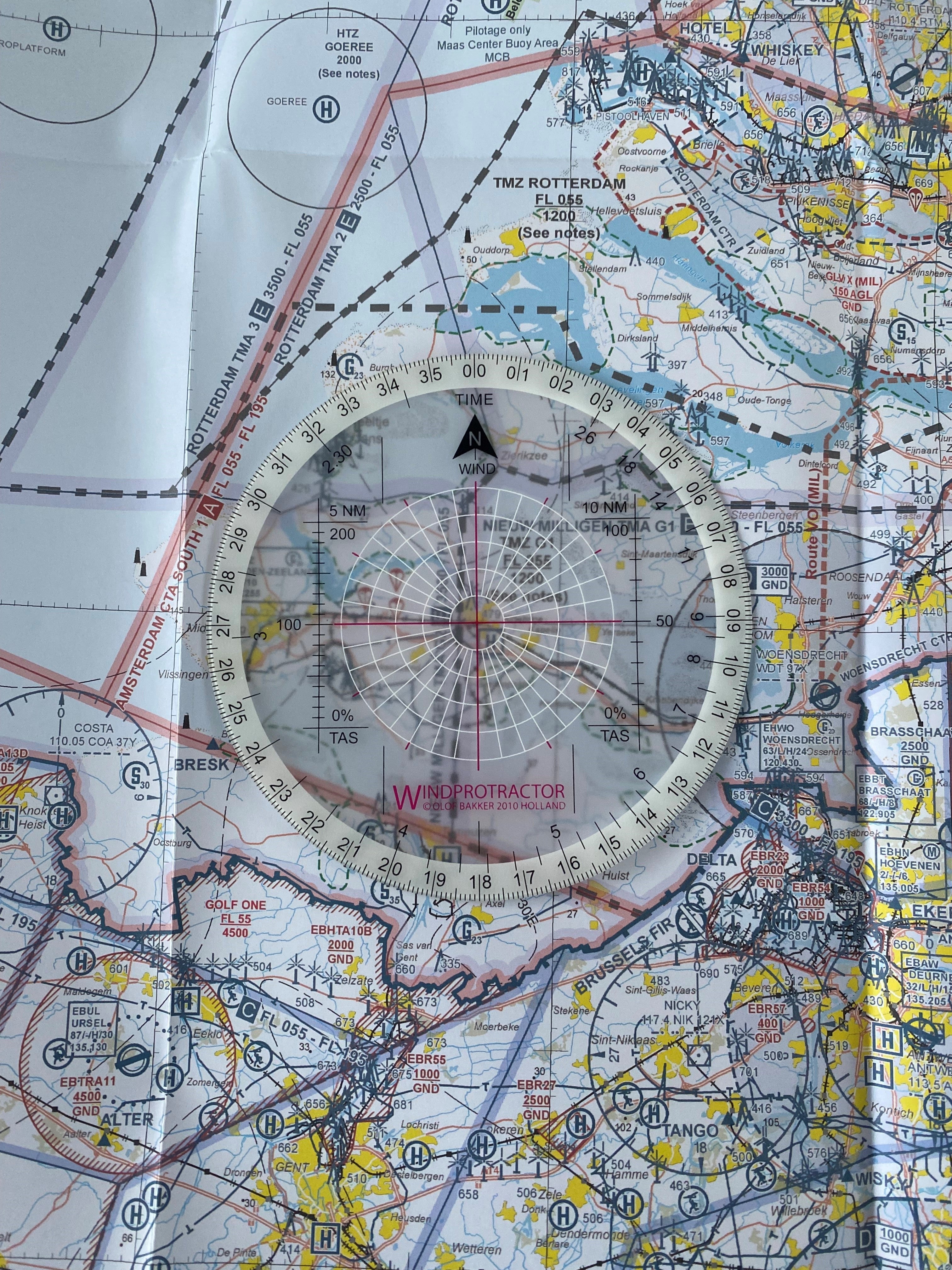 Olof Bakker Windprotractor – Pilot Supplies Zeeland